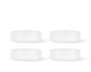 Ripple Serving Bowls Set of 4, frosted