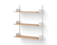 Wall Shelf 900, oak/white