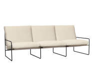 Desert 3-Seater, black/off-white