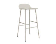 Form Bar Chair 75 cm Steel, light grey