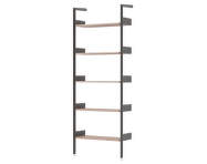 Rombe IF1 Full Bay Shelves, anthracite/lacquered walnut
