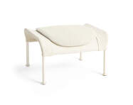 O2 Ottoman, cream textile