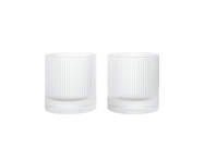 Ripple Tumbler Glasses, set of 2, clear