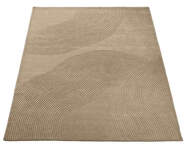 Zen Rug Square 300x300, dark beige
