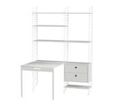 String Workspace E Shelving Set, white