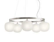 Rime Chandelier, aluminum grey