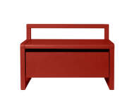 Little Architect Storage Bench, poppy red