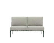 Settle Sofa 2-Seater without armrest, Ribbed Weave 2/dark green