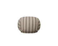 Rico Pouf Louisiana, sand/off-white