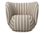 Rico Lounge Chair, Louisiana sand / off-white