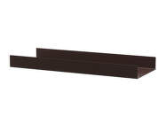 String Metal Shelf High Edge 78 x 30, dark brown