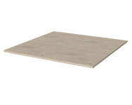 Sora Table Top 110x110 cm, sand travertine