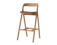 Fenri Bar Chair 65 cm Oiled Oak, cognac