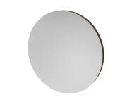 Vala Mirror Round Ø75 cm, dark lacquered oak