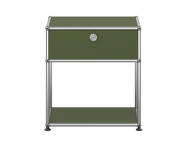USM Haller M54 Bedside Table, olive green