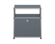 USM Haller M55 Bedside Table, mid-grey