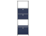 USM Haller Shelving Unit M52, steel blue