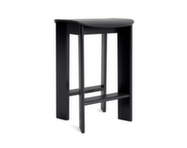 Chisel 30 Bar Stool H65, black lacquered oak