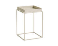 Tray Table 30x30 High, warm beige
