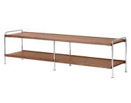 Alima Shelving NDS4, chrome / walnut