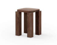 Atlas Stool, fumed oak