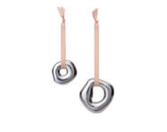 Orrith Ornaments Set of 2, silver