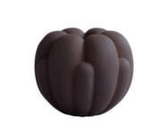 Bloom Vase Mini, chocolate brown