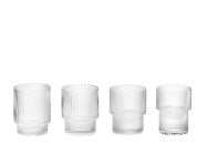 Ripple Glasses, Set of 4, clear