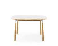 Form Table 120x120 cm Oak, white