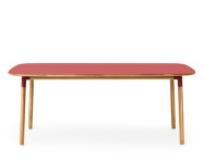 Form Table 95x200 cm Oak, red
