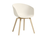 AAC 22 Chair Oak Veneer, cream white