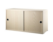 String Cabinet With Sliding Doors 78 x 30, ash