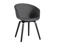 AAC 22 Chair Black Oak Veneer, Remix 183