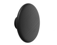 The Dots Coat Hook L, black