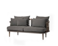 Fly SC2 Sofa, smoked oak/Hot Madison 093