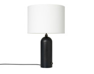 Gravity Table Lamp Large, blackened steel