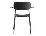Co Chair with Armrest, black oak