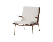 Boomerang HM2 Lounge Chair, walnut/Loop Cream K5042-33