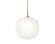 Rime Pendant Lamp Ø25, opal/orange