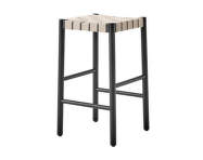 Betty TK8 Bar Stool, black/natural webbing