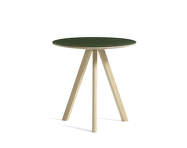 Copenhague CPH 20 Table Ø50, oak/green linoleum