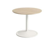 Soft Side Table Ø48 x 40 cm, solid oak / off-white
