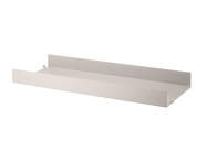 String Metal Shelf High Edge 78 x 30, beige