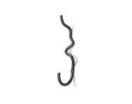 Curvature Hook, black brass