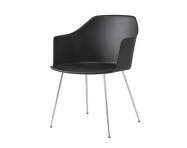 Rely HW33 Armchair, chrome/black