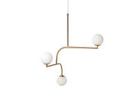 Mobil 70 Pendant, brushed brass