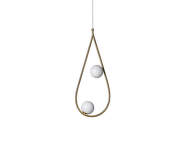 Pearls 65 Pendant, brushed brass