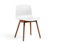 AAC 12 Chair Solid Walnut, white
