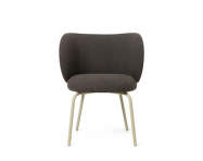 Rico Dining Chair Hallingdal, dark grey brown/cashmere