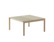 Couple Coffee Table 2 Tiles Plain/Wavy, sand/oak